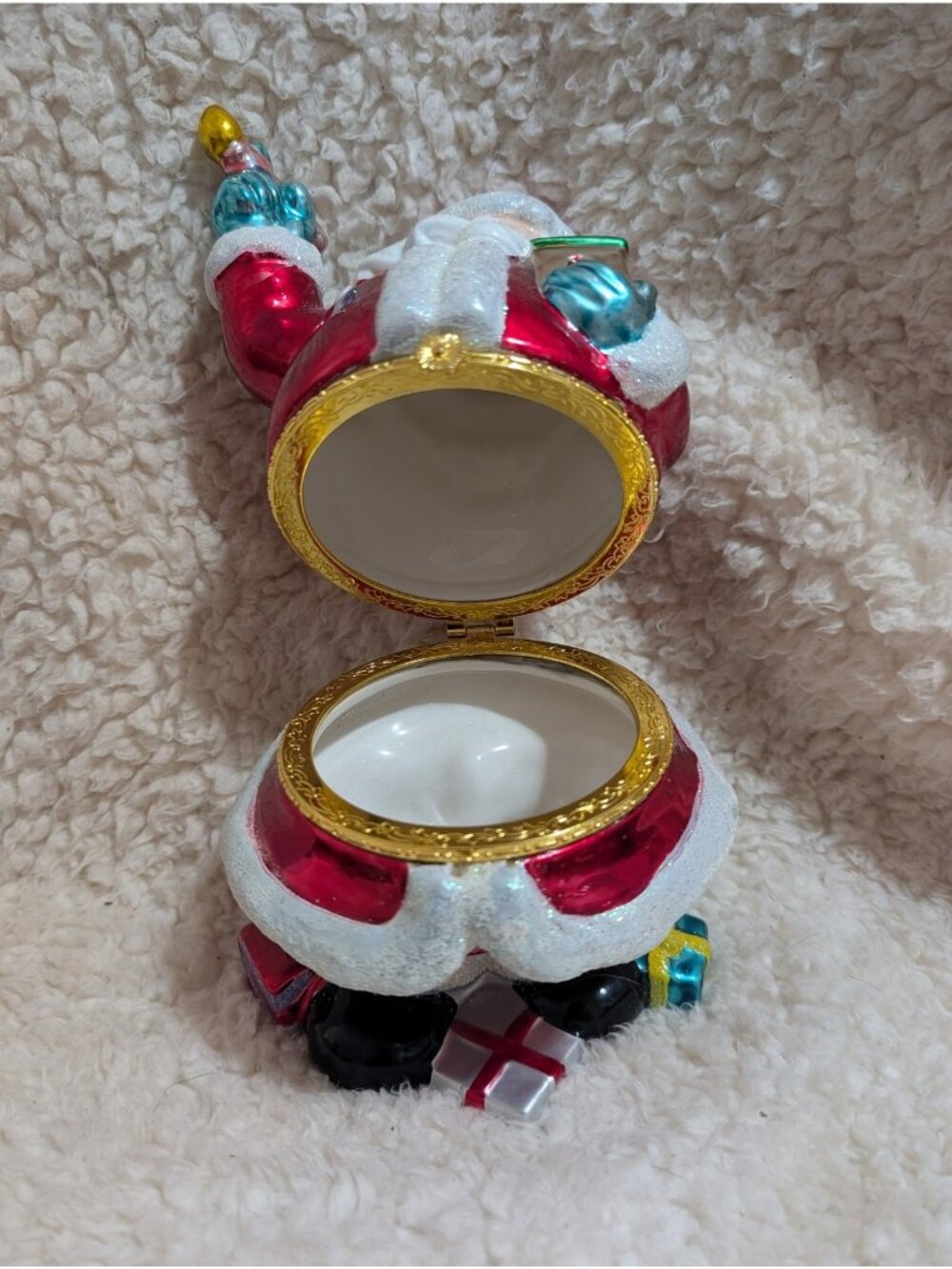 Christopher Radko Galerie Santa Claus Christmas Trinket Box Figurine 2005 - Picture 3 of 6
